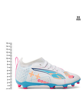 Puma Tenisice Za Nogomet ULTRA 5 MATCH VOL. UP FG/AG Jr 108065 01 Bijela