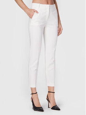 PINKO Pinko Kalhoty z materiálu Bello 1G17VM 1739 Béžová Regular Fit