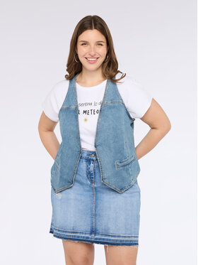 Fiorella Rubino Fiorella Rubino Kurtka outdoor L408L000071N004 Turkusowy A-Line Fit