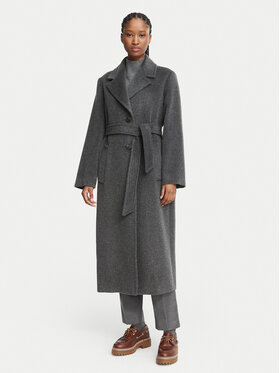 Weekend Max Mara Weekend Max Mara Вовняне пальто Bronte 2625016112 Сірий Regular Fit
