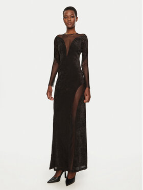 Haveone Haveone Õhtune kleit AMA-M105 Must Slim Fit