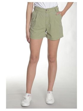Cross Jeans Cross Jeans Szorty materiałowe B 596-009 Zielony Chino Fit
