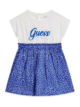 Guess Kids Guess Kids Sukienka codzienna 181430 Błękitny Classic Fit