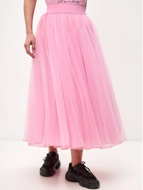 Manii'ta Lacitta Manii'ta Lacitta Spódnica midi Women's skirt Princess Różowy Regular Fit