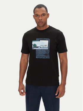 BOSS BOSS Футболка Te_Ontheway 50539180 Чорний Regular Fit