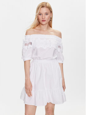 Liu Jo Liu Jo Letné šaty WA3172 T4853 Biela Regular Fit