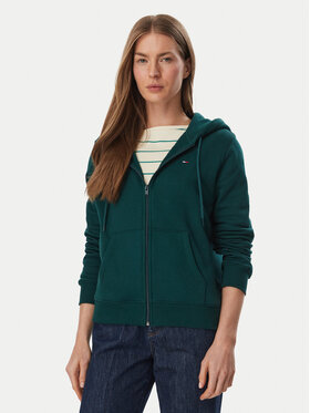 Tommy Jeans Tommy Jeans Mikina Flag DW0DW19729 Tmavo zelená Regular Fit