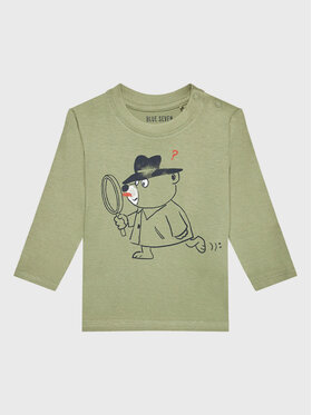 Blue Seven Blue Seven Блуза 977606 Зелен Regular Fit