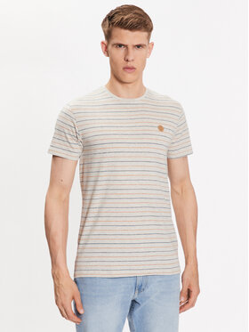 INDICODE INDICODE T-Shirt Amine 40-846 Εκρού Regular Fit