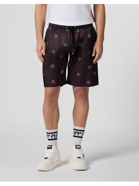 PHILIPP PLEIN PHILIPP PLEIN Pantaloncini sportivi 29883 Nero Jogger Fit
