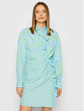 MSGM MSGM Vestito chemisier 3241MDA22A 227005 Blu Regular Fit