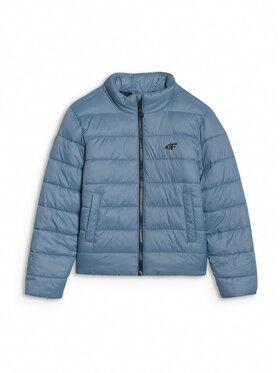 4F 4F Kurtka puchowa 4FJWSS25TDJAM520-32S Niebieski Regular Fit
