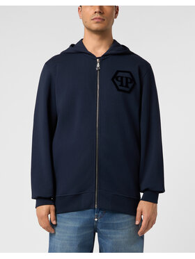 PHILIPP PLEIN PHILIPP PLEIN Felpa 31312 Blu scuro Athletic Fit