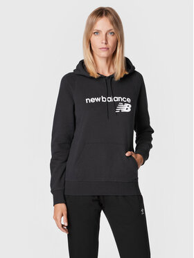 New Balance New Balance Суитшърт Classic Core Fleece WT03810 Черен Relaxed Fit