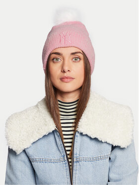 New Era New Era Kapa New York Yankees Chenille Beanie 60284837 Ružičasta