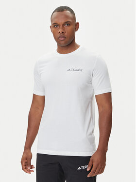 adidas adidas T-shirt Terrex Graphic JW3559 Bijela Regular Fit