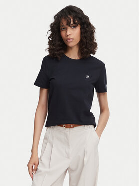 Beverly Hills Polo Club Beverly Hills Polo Club T-Shirt P-SS26W-TS516523 Σκούρο μπλε Regular Fit
