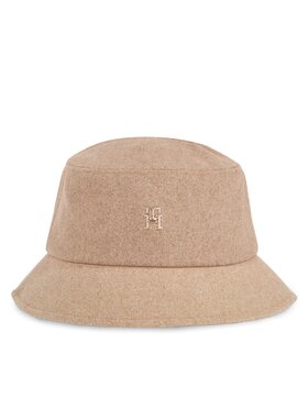 Tommy Hilfiger Tommy Hilfiger Skrybėlė Limitless Chic Bucket Hat AW0AW15295 Smėlio
