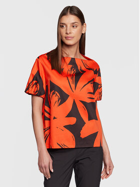 Liviana Conti Liviana Conti T-shirt F3SU66 Narančasta Regular Fit