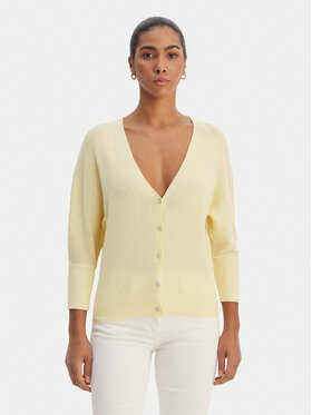 Morgan Morgan Cardigan 251-MBATSI Giallo Slim Fit