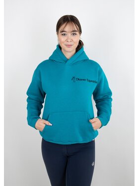 DKaren Sport DKaren Sport Bluza EQ001 Turkusowy Classic Fit