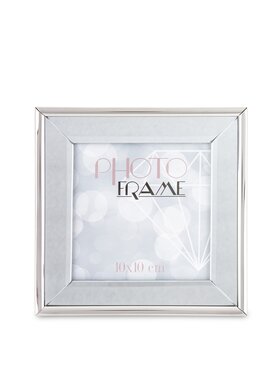 MIAhome MIAhome Ramka na zdjęcia srebrna 15x15x1,5-8 cm CONFINE Srebrny