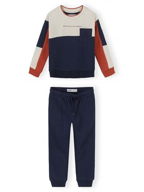 minoti minoti Komplet dresowy 33FLEECE261 Granatowy Regular Fit