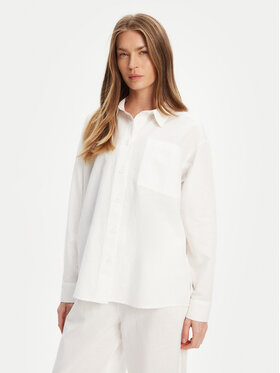 Mustang Mustang Camicia Willow 1016575 Bianco Relaxed Fit