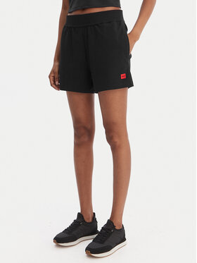 HUGO HUGO Sport rövidnadrág Signature 50556815 Fekete Regular Fit
