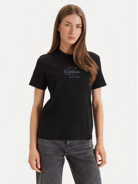 Calvin Klein Jeans Calvin Klein Jeans Tričko LV047F831G Čierna Regular Fit