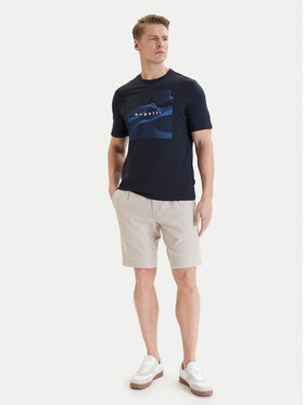 Bugatti Bugatti T-Shirt 8350-75044C Σκούρο μπλε Regular Fit