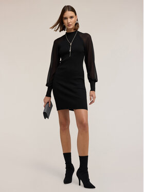 Motivi Motivi Vestito 7622W001535N033 Nero Regular Fit