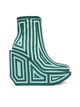 United Nude United Nude Škornji Wa Bootie Hi 1087993382 Zelena