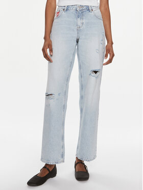 Tommy Jeans Tommy Jeans Traperice Sophie DW0DW18111 Plava Straight Fit