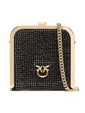 Pinko Pinko Ročna torba Box Clutch AI 23-24 PCPL 101514 A159 Črna