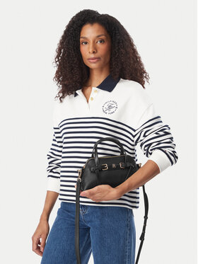 Tommy Hilfiger Tommy Hilfiger Torbica Th Buckle Mini Tote AW0AW19034 Crna