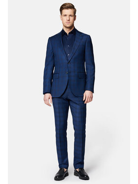 Lancerto Lancerto Garnitur Chandalar GA073124000008 Granatowy Slim Fit