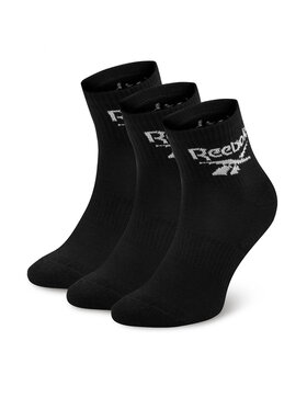 Reebok Reebok Набір з 3 пар низьких шкарпеток unisex R0427-SS24 (3-pack) Чорний