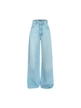 MissDenim MissDenim Spodnie damskie Baggy Niebieski Baggy Fit