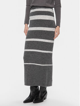 Pieces Pieces Ceruzaszoknya 17143482 Szürke Regular Fit