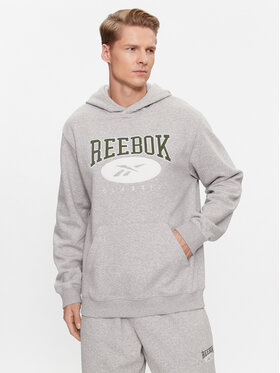 Reebok Reebok Majica dugih rukava Archive Essentials IM1529 Siva Regular Fit