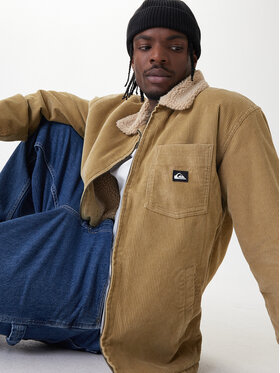 Quiksilver Quiksilver Преходно яке Dna Sherpa Harrington EQYJK04201 Бежов Regular Fit