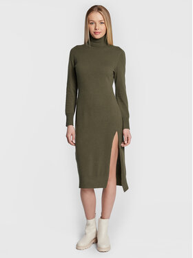 MICHAEL Michael Kors MICHAEL Michael Kors Úpletové šaty MU2813ECSN Zelená Regular Fit