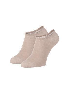 Zooksy Zooksy Skarpety stopki unisex Basic Beżowy