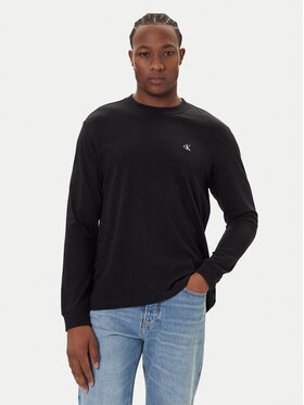 Calvin Klein Jeans Calvin Klein Jeans Longsleeve krekls Easy LV04RD247G Melns Regular Fit