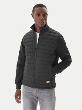 Hunter Hunter Übergangsjacke Hume Baffle HARM0016251 Schwarz Regular Fit