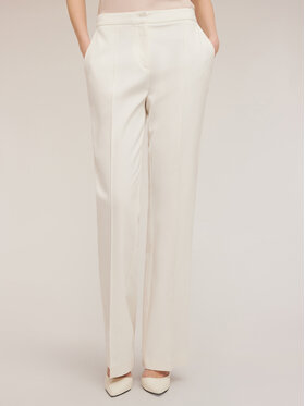 Motivi Motivi Pantaloni di tessuto P287Q003944N011 Bianco Flare Fit