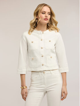 Motivi Motivi Giacca di transizione R702Q001157N011 Bianco Regular Fit