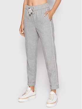 Peserico Peserico Pantaloni di tessuto P04641 Grigio Regular Fit