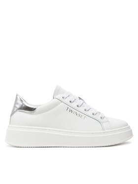 TWINSET Sneakersy Sneaker 242GCJ012 S Bílá